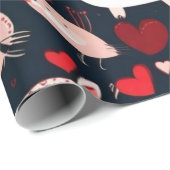 Valentine's Day Rotherherts Wrapping Paper Geschenkpapier (Rolleneckpunkt)