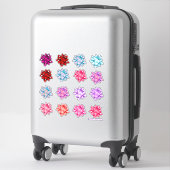 Valentine's Day Satin Hearts Bows Aufkleber (Koffer)