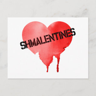 Valentine's Day Shmalentine's Day Feiertagspostkarte