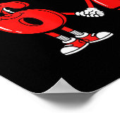 Valentine's Day Six Seven Hearts 6 7 Meme Gen Alph Poster (Ecke)