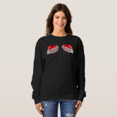 Valentine's Day Skeleton Hands Sweatshirt (Vorne ganz)