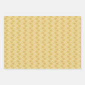 Valentine's Day Soft Gold White Hearts Baby Shower Geschenkpapier Set (Vorderseite 2)