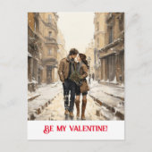 Valentine's Day. Sprich über deine Liebe! Postkarte (Vorderseite)