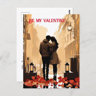 Valentine's Day. Sprich über deine Liebe! Postkarte