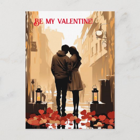 Valentine's Day. Sprich über deine Liebe! Postkarte (Vorderseite)