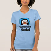 Valentine's Day Sucks Penguin T-Shirt (Vorderseite)