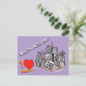 Valentines Day, Sweet Valentine Cust. Postcard Postkarte (Stehend Vorderseite)