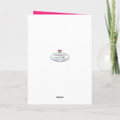 Valentine's Day Sweetheart Colorful Hearts Music C Karte (Rückseite)