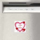 Valentine's Day Sweethearts Magnet (In Situ (Geschirrspüler))