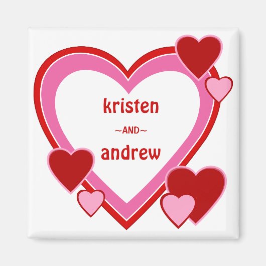 Valentine's Day Sweethearts Magnet (Vorne)