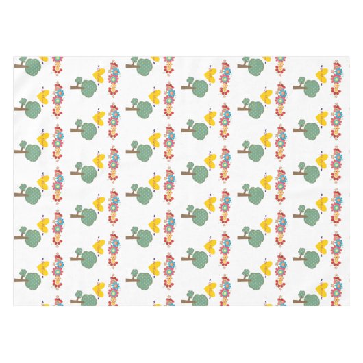 Valentine's Day Tablecloth Be Mine Hearts Tischdecke (Vorderseite (Horizontal))