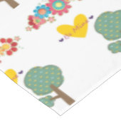 Valentine's Day Tablecloth Be Mine Hearts Tischdecke (Schrägansicht)
