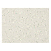 Valentine's Day Tablecloth Beige Punkt Herz Tischdecke (Vorderseite (Horizontal))