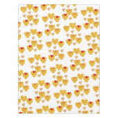 Valentine's Day Tablecloth Hearts Punkt Tischdecke (Vorderseite)