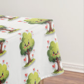 Valentine's Day Tablecloth Love Tree Red Hearts Tischdecke (Beispiel)