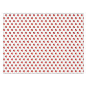 Valentine's Day Tablecloth Red Hearts  Tischdecke (Vorderseite (Horizontal))