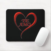 Valentines Day Te Amo Spani-shirt  Mousepad (Mit Mouse)