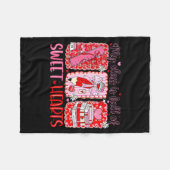 Valentines Day Teacher Kids My Cl Is Full Of Sweet Fleecedecke (Vorderseite (Horizontal))