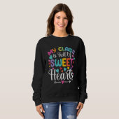 Valentines Day Teacher  Love My Sweet Students 4 Sweatshirt (Vorne ganz)