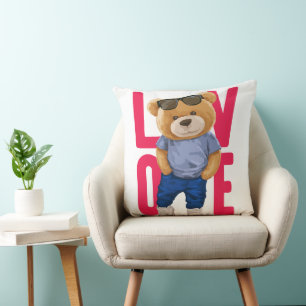 Valentine's Day Teddy Bären Liebe Design Kissen