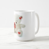 Valentine's Day Teddy Bear Classic Tasse (VorderseiteRechts)