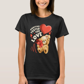 Valentine's day teddy bear with heart balloon T-Shirt