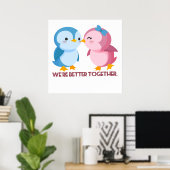 Valentine's day Theme Design Poster (Heimbüro)
