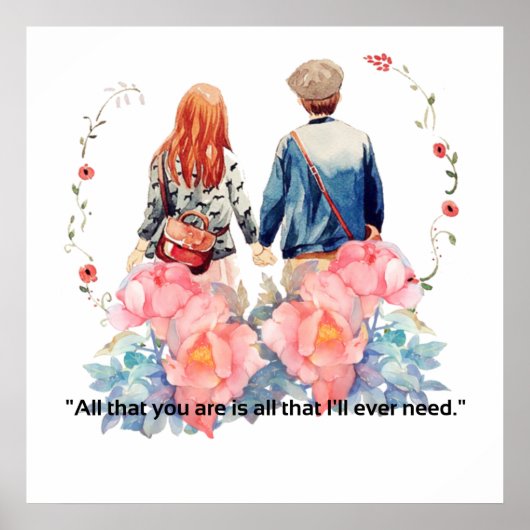 Valentine's day Theme Design Poster (Vorne)