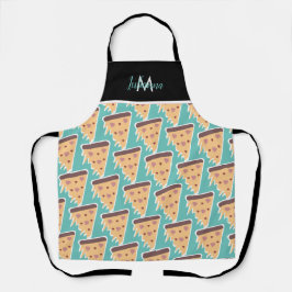 Valentine's Day Theme Herz Pizza Muster Schürze