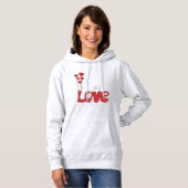 Valentine's Day Theme Paar Design Hoodie (Vorne ganz)