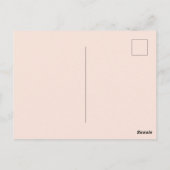 Valentine's Day Themed Quilting Pattern Patchwork Postkarte (Rückseite)