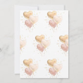 Valentine's Day Think Fast, Think Quick Party Card Einladung (Rückseite)