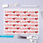 Valentine's Day Tissue Paper Liebe Mutter im Recht Seidenpapier (Handwerk)