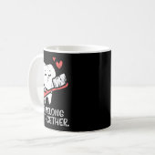 Valentines Day Tooth Brush We Belong Together Dent Kaffeetasse (Vorderseite Links)