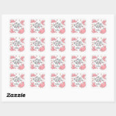 Valentines Day Treat Stickers With Hearts Girly (Blatt)