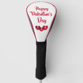 Valentine's Day-Treiberabdeckung von dalDesignNZ Golf Headcover (Vorderseite)