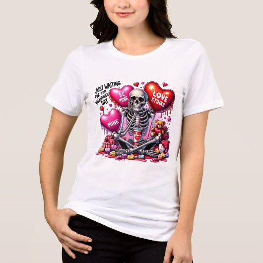 Valentine's Day Tri-Blend Shirt (Vorderseite)