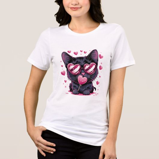 Valentine's Day Tri-Blend Shirt (Vorderseite)
