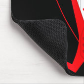 Valentine's Day Tuxedo Red Bow Tie Costume For Guy Mousepad (Ecke)