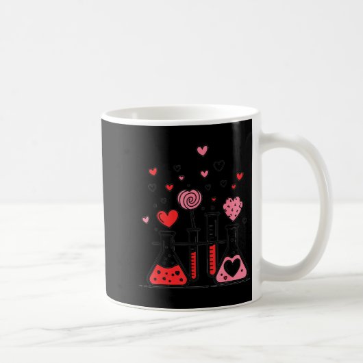Valentines Day Vibes Science Teacher 100 Days Of S Kaffeetasse (Rechts)