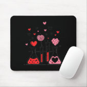 Valentines Day Vibes Science Teacher 100 Days Of S Mousepad (Mit Mouse)