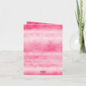 Valentine's Day Window Hearts Teddy Bear Love Karte (Rückseite)