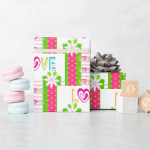 Valentine's Day Wrapping Paper Liebe Herz Geschenkpapier