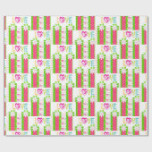 Valentine's Day Wrapping Paper Liebe Herz Geschenkpapier (Flach)