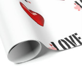 Valentine's Day Wrapping Paper Roll Geschenkpapier (Rolleneckpunkt)