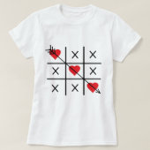 Valentine's day, Xoxox,Love heart, Cupid arrow T-Shirt (Design vorne)