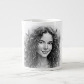 Valentine's Day, You are the Missing piece Jumbo-Tasse (Vorderseite)