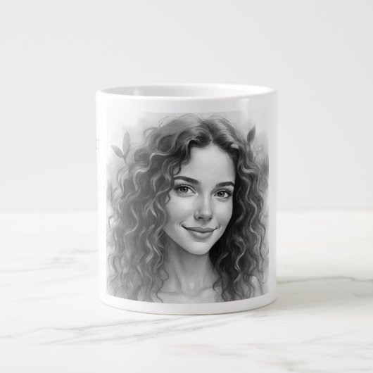 Valentine's Day, You are the Missing piece Jumbo-Tasse (Vorderseite)