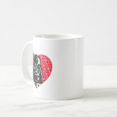 Valentines Day You Will Be My Valentine Kaffeetasse (Vorderseite Links)
