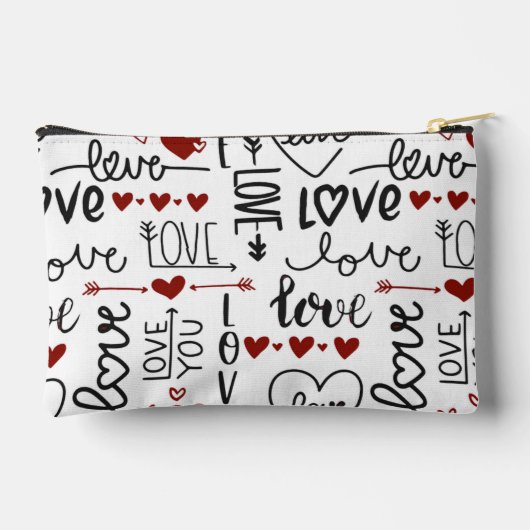 Valentines Day Zubehörtasche (Rückseite)